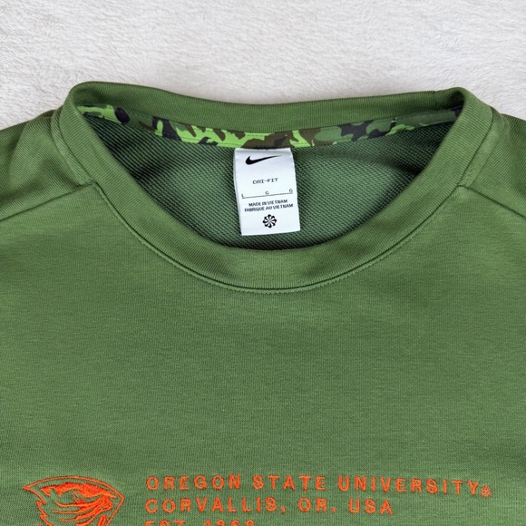 Nike Dri-FIT Oregon State Beavers-Salute to Service Crewneck On Field Men's L - Picture 6 of 16